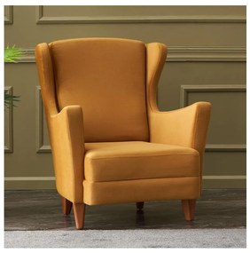 NUPI füles fotel, sárga