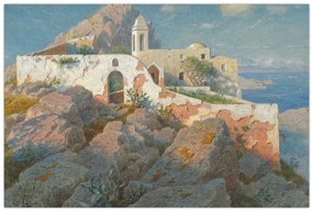 Kép - William Stanley Haseltine, Santa Maria a Cetrella, Anacapri, reprodukciók (90x60 cm)