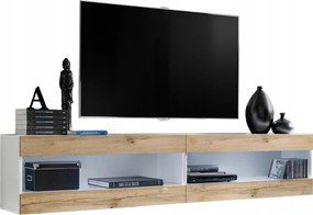 Rtv bútor szett Tivoli SET4 fehér/tölgy Wotan