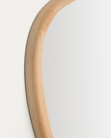 Fali tükör tömörfa kerettel 45,5x47 cm Alura – Kave Home