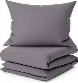 DENYX szürke pamut ágyneműhuzat, hotelzsebes Ágyneműhuzat mérete: 70 x 90 cm | 140 x 200 cm