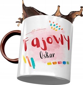 Bordó Bögre Oszkár Férj Kolléga Ajándék Nyomtatott Fotóval