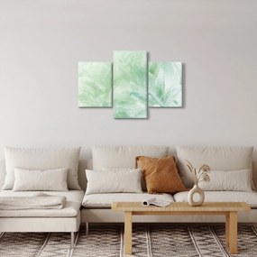 Kép - Zöld virág (90x60 cm)