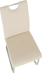 Étkezőszék, bézs Dulux Velvet szövet/világos varrás, ABIRA NEW