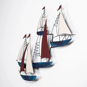Kadirga fém fali dekoráció, 88×73 cm