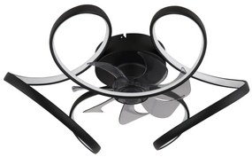Globo Loris 03638 távirányítós mennyezeti ventilátoros lámpa, 30W LED, 3000K-6000K, 220-2200 lm