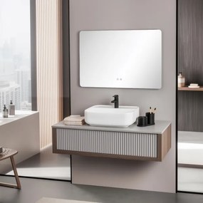 Brilagi - Fényerőszabályozható fürdőszobai fűtött LED-tükör háttérvilágítással DIANA LED/20W/230V 60x90 cm IP44