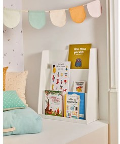 Fehér gyerek könyvespolc 59,5x69,5x23 cm Adiventina – Kave Home