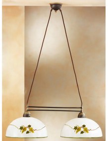 Kolarz 731.82.137 - Csillár zsinóron NONNA 2xE27/75W/230V szőlők