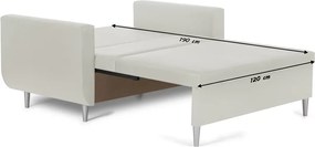 ROT Kétszemélyes kinyitható kanapé Szürke