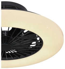 Globo 03628B - LED Dimmelhető mennyezeti lámpa ventilátorral LED/30W/230V + távirányító