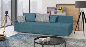 START Háromszemélyes kinyitható kanapé Türkizkék