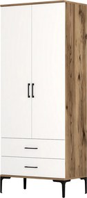 Kumsal T - Walnut, White