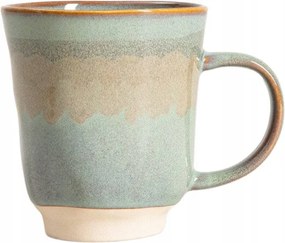 Kaslo bögre kék bézs csíkkal 0,4 l Homla