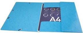 Gumis mappa, karton, A4, EXACOMPTA Iderama, világoskék (EX55827E)
