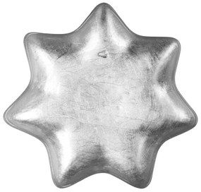 LEONARDO STELLA csillag alakú tányér 28cm, ezüst