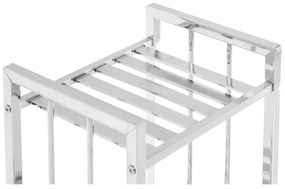 Ezüstszínű fürdőszobai polcos állvány 33x73 cm – Premier Housewares