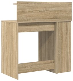 Tárolós íróasztal Sonoma tölgy 90x48x101.5 cm Mérnökfa