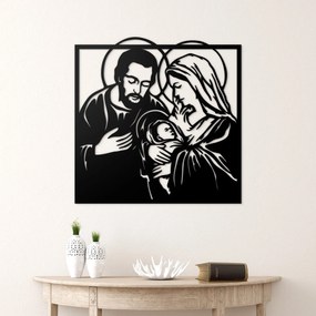 DUBLEZ | Fa dekoráció - József és Mária Jézussal