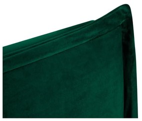 Sötétzöld ágytámla 180x120 cm Monica – Milo Casa