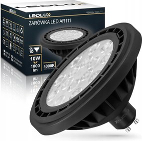 Led izzó AR111 10W =100W 4000K GU10 Semleges Prémium Ledlux nem villog