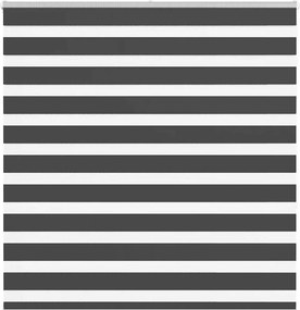 vidaXL zebrafüggönnyel fekete szövetszélesség 145,9 cm poliészter