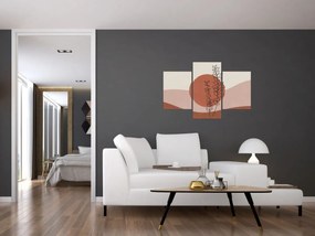 Kép - Boho levelek N⁰1 (90x60 cm)