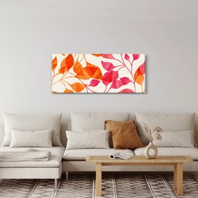 Kép - Narancssárga levelek (120x50 cm)