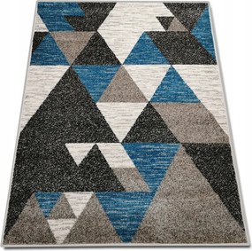 Szőnyeg 120x170 Hálószoba Nappaliba Kék Modern Szőtt Divatos Fríz