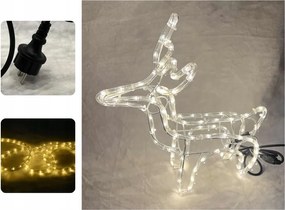 LED-es fényfüzér 50 cm meleg fehér, karácsonyi dekoráció 4M