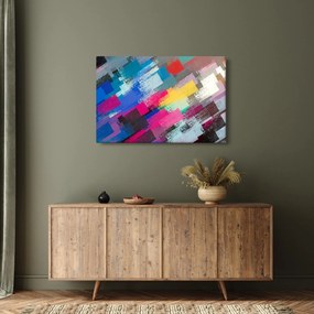 Kép - Színes ecsetvonások (90x60 cm)