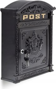 Vintage postaláda széles Relaxdays levéltartó résszel