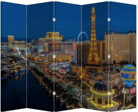 Paraván - Éjszakai Las Vegas (210x170 cm)