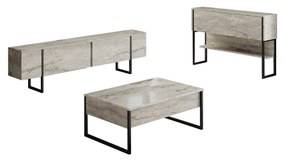 Nappali fal Luna set (travertin + fekete) . 1102331