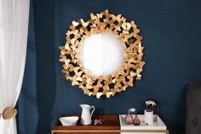 BUTTERFLY design tükör - arany - 78cm
