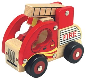 Bino Fa tűzoltóautó, piros