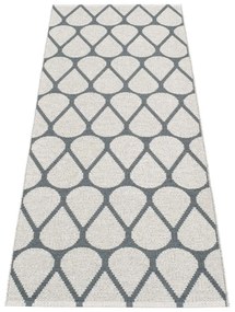 Sötétszürke kültéri-beltéri futószőnyeg 70x200 cm Otis Granit – Pappelina