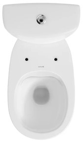 Cersanit ARTECO - WC kombi + antibakteriális ülőke lassan záródó funkcióval, vízszintes hulladék, K667-056