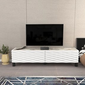Lerze TV-állvány, fehér, 149,2 cm – TR322RTC2145