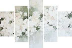 Kép - Fehér virág absztrakció (150x105 cm)