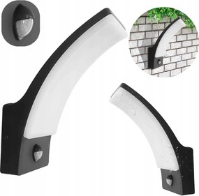 LED-es fali lámpa fekete Amy Goldlux mozgás- és alkonyérzékelővel