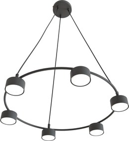Emibig modern függeszték starlit fekete emi1372/6