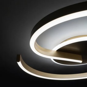 Brilagi -LED Fényerőszabályozható mennyezeti lámpatest SPIRAL LED/56W/230V 3000/4000/6000K+távirányító