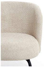 Krémszínű buklé fotel Dieyda – Light &amp; Living