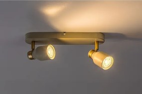 Rabalux 73096 - Irányítható spotlámpa NEZORI 2xGU10/15W/230V