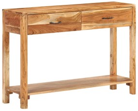 tömör akácfa tálalószekrény 110 x 30 x 75 cm