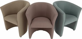 Klub fotel, bézs anyag, CUBA