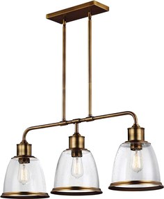 Feiss loft függeszték hobson antik réz elsfe-hobson-3p-ab