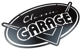 Vidám Fal Fából készült fali dekoráció Classic garage fekete