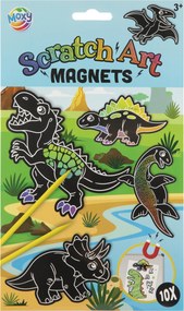 Dinoszaurusz Rawr scratch képkarcoló készlet mágnessel